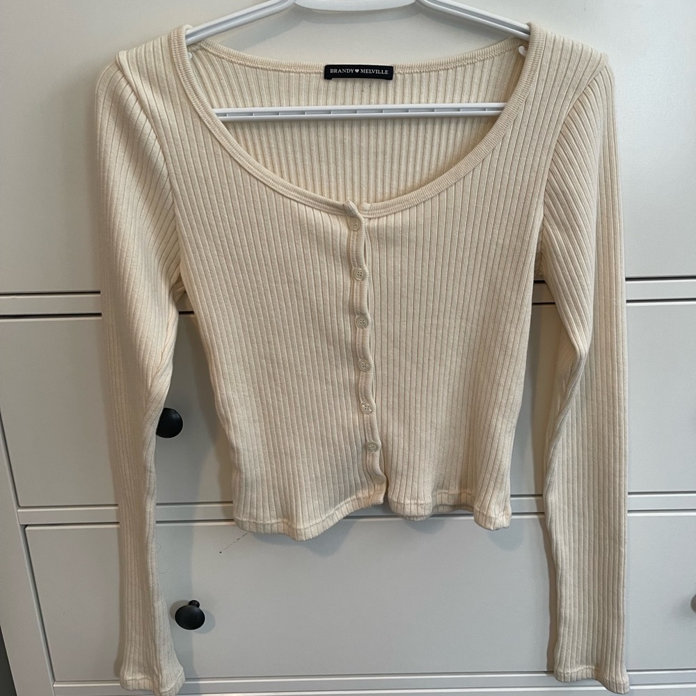 Brandy Melville ivory cardigan